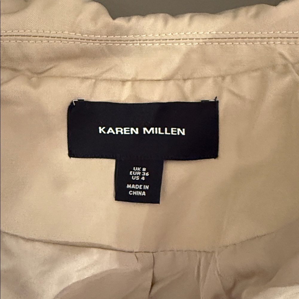 Karen Millen Tailored Cargo Pocket Belted Safari Jacket - Picture 5 of 6